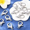 Tarnish Resistant 304 Stainless Steel Lobster Claw Clasps STAS-AB25-6