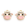 Eco-Friendly Zinc Alloy Charms X-FIND-N048-039C-NR-2