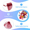 50Pcs Organza Bags Jewellery Storage Pouches Wedding Favour Party Mesh Drawstring Gift OP-TA0001-16D-4