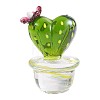 Mini Glass Art Cactus Figurines JX533A-1