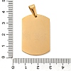 304 Stainless Steel Pendants STAS-I135-34G-5
