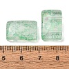 2-Hole Baking Paint Transparent Glass Beads GL-CBA5BF9-01D-3