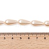 Electroplate Opaque Glass Imitation Pearl Beads Strands EGLA-H113-09A-02-4