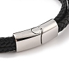 Braided Microfiber Leather Multi-strand Bracelets BJEW-B096-04B-3