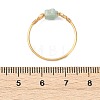 Natural Gemstone Beads Finger Rings RJEW-JR01041-5