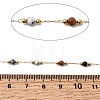 Handmade Gemstone Beads & 316 Stainless Steel Round Link Chains CHS-L033-07G-01-2