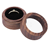 1-Slot Wood Ring Storage Boxes with Velvet Inside and Window CON-CL0001-28D-1