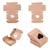 Square Kraft Paper Gift Storage Boxes CON-CJ0001-14-4