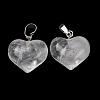 Natural Quartz Crystal Pendants G-B188-04P-07-1