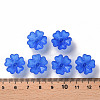 Transparent Frosted Acrylic Bead Caps MACR-S371-04A-751-4