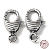 925 Thailand Sterling Silver Lobster Claw Clasps STER-D003-35AS-1