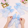 4Pcs Gauze Bowknot Curtain Tiebacks AJEW-HY0003-53B-3