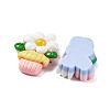 Opaque Resin Cabochons RESI-R455-01R-2