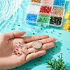 18 Strands 9 Colors AB Color Plated Transparent Glass Beads Strands GLAA-TA0004-44-6