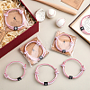 Alloy & Polyester Cord Bracelets for Women Men BJEW-WH0041-54-3