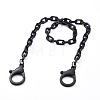 Personalized ABS Plastic Cable Chain Necklaces X-NJEW-JN02849-01-1