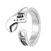 Alloy Wrench Cuff Rings WGB2616-01-2