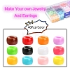 480Pcs 12 Colors Opaque Acrylic European Beads SACR-YW0001-42-2