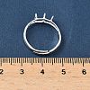 Adjustable Brass Finger Ring Trays for Hanging Pendant KK-K414-03C-S-3