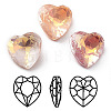 Electroplate K9 Glass Rhinestone Cabochons RGLA-M016-H02-AM-1