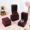 Wood & Velvet Organizer Boxes CON-WH0110-336B-4