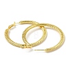 Brass Chain Wrap Big Hoop Earrings for Women EJEW-A070-04G-2