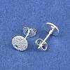 304 Stainless Steel Stud Earring Findings STAS-O119-15B-S-2