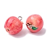 Opaque Resin Pendants FIND-H062-01P-01-2