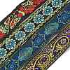 Ethnic Style Polyester Embroidery Ribbons CWIR-XCP0001-22A-1