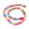 10 Strands Colorful Natural Freshwater Shell Dyed Beads Strands SHEL-M018-05-2