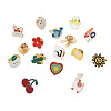 Kissitty 24Pcs 24 Style Bear & Heart & Word & Sun & Gift Box Enamel Pins JEWB-KS0001-10-3