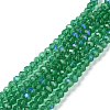 Electroplate Glass Beads Strands X1-EGLA-A034-T8mm-L12-1