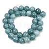 Natural Dyed White Jade Beads Strands GG-CBAEB22-B01-12mm-04-5