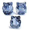 Transparent Spray Paint Glass Beads X1-GLAA-H035-01J-1