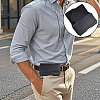 Rectangle Cowhide Mobile Phone Waist Belt Pouches AJEW-WH0596-952-6