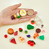 DIY 3D Imitation Food Wine Glass Charm Making Kit DIY-FH0005-53-3