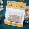 100Pcs Long-Lasting Plated Brass Spacer Beads KK-BBC0008-92-6