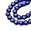 Handmade Evil Eye Lampwork Beads Strands LAMP-N029-008A-3