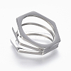 304 Stainless Steel Wide Band Finger Rings RJEW-E153-02P-18mm-3