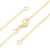 Brass Cable Chain Necklace Making NJEW-D302-78G-1