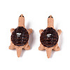 Opaque Resin Pendants RESI-N051-04F-1