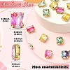 20Pcs Sew on Rhinestone GLAA-YW0005-61-3