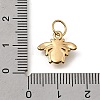 304 Stainless Steel Enamel Pendants STAS-F359-02B-G-3