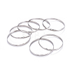 Fashion 201 Stainless Steel Bangle Sets BJEW-L664-024D-P-1-3