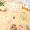 4Pcs Clear Acrylic Slant Back Single Bracelet Bangle Display Stands AC-FS5191-01A-5