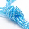 Glass Bead Lariat Necklaces NJEW-O059-04I-3