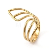 Irregular Brass Cuff Rings for Women KK-CBA8D1E-05G-3