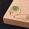 Natural Green Aventurine Finger Ring for Girl Women X1-RJEW-TA00012-1-2