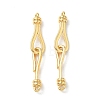 Brass Hook and S-Hook Clasps KK-Z136-41B-G-1