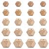 20Pcs 5 Styles Wood Beads WOOD-FS0002-59-1